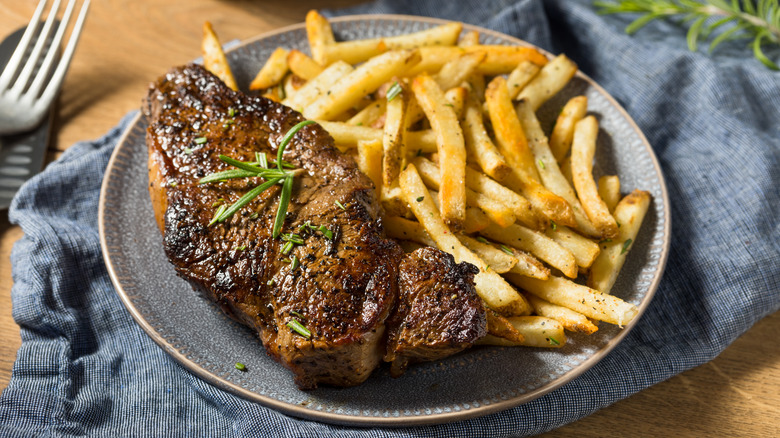 Steak and French fries