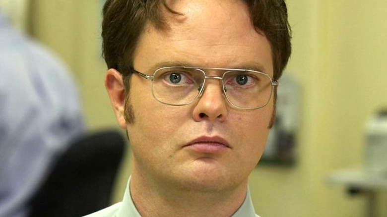 Dwight Schrute dead panning