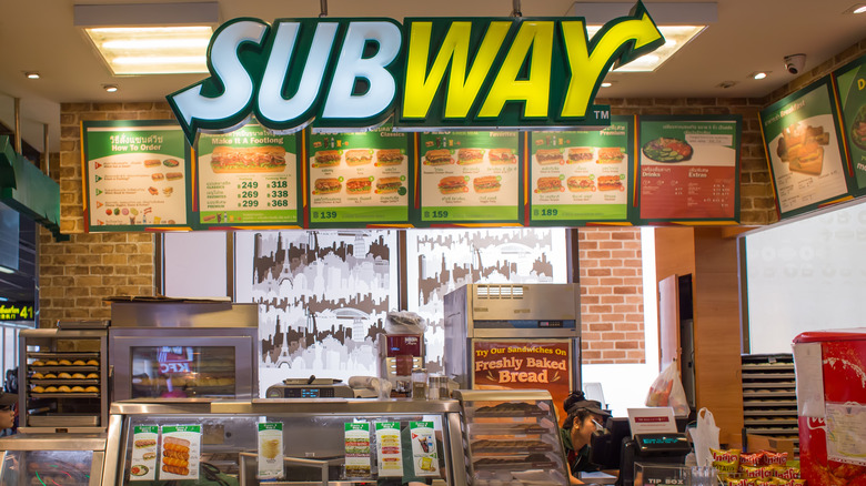 Subway sign