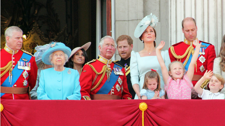 Royal family Trooping the Colour Celebration