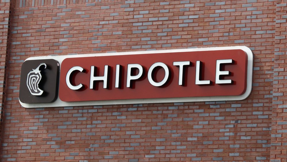 Chipotle sign