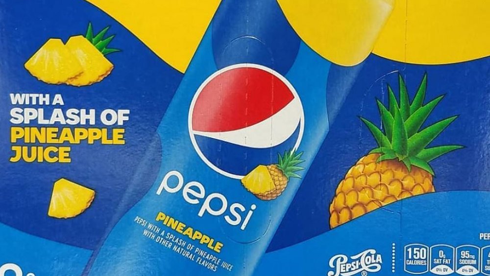 An eight-pack of Pepsi Pineapple 