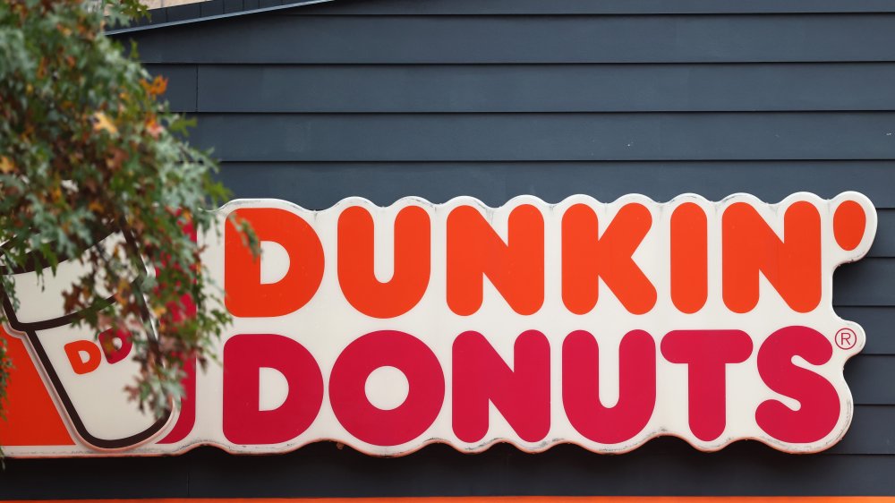 Dunkin' donuts sign 