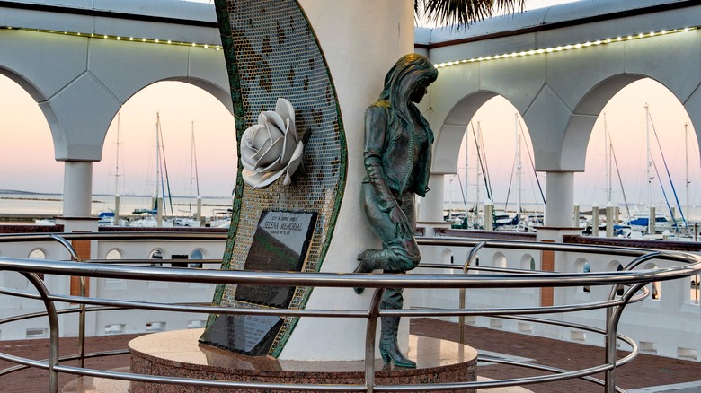 Selena memorial statute in Corpus Christi