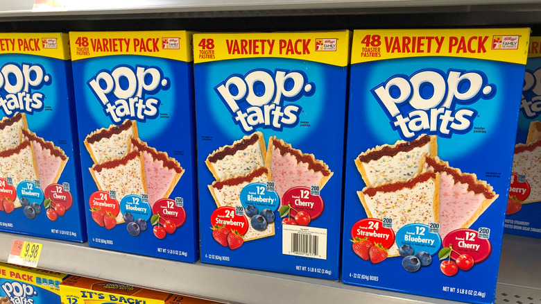 Pop Tarts on a store shelf