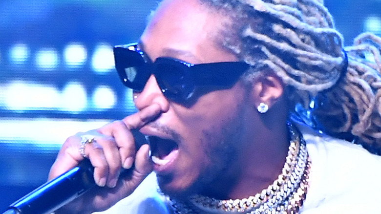 Future performing at a concert