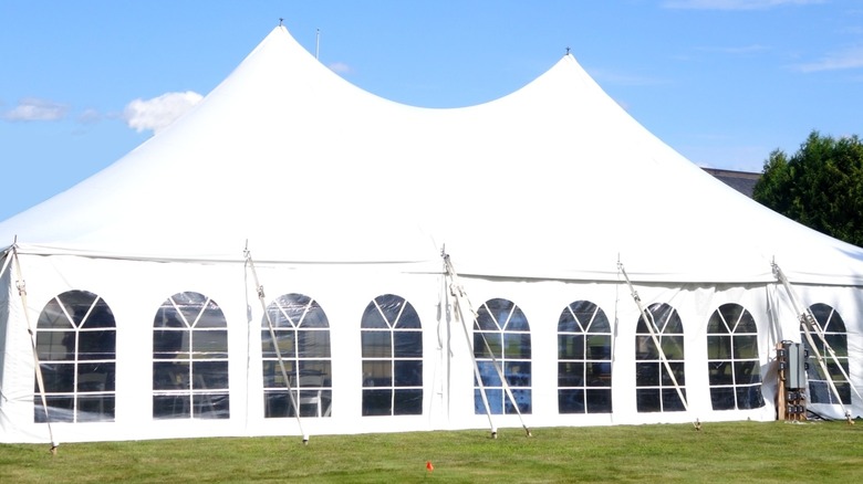white event tent