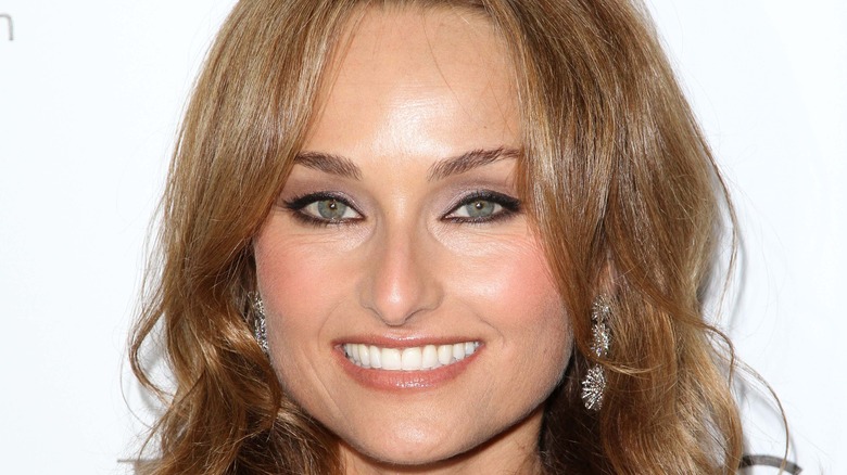 Close up of Giada De Laurentiis in earrings