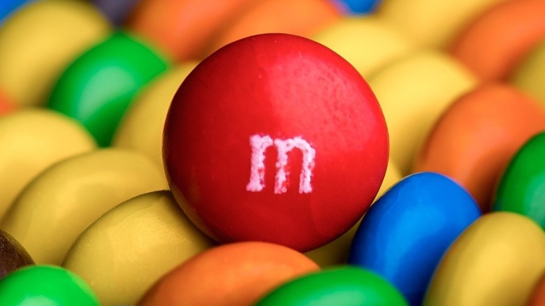 loose M&Ms candy