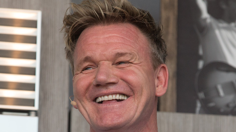 Gordon Ramsay smiling