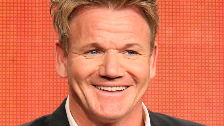 Gordon Ramsay smiling