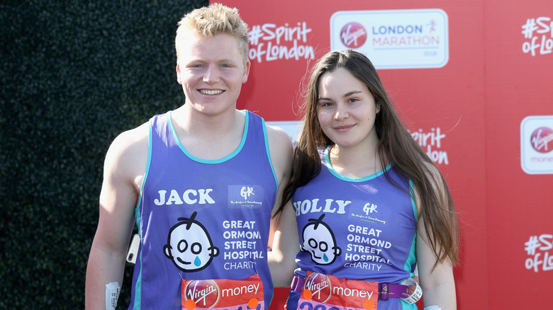 Jack and Holly Ramsay at race