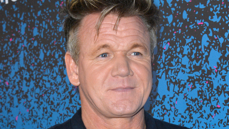 Gordon Ramsay smirking