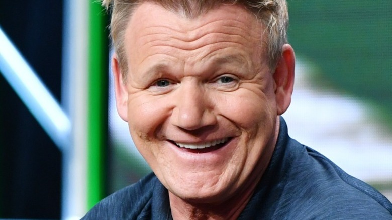 Gordon Ramsay smiling