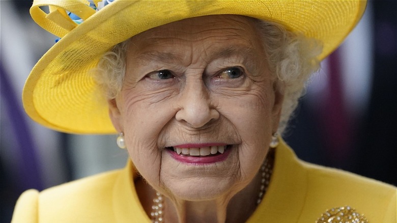 Queen Elizabeth II smiling