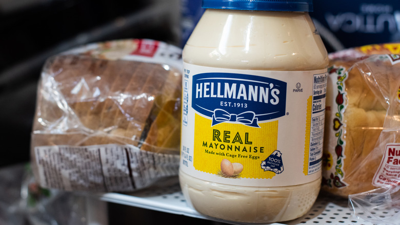 A jar of mayonnaise from Hellmann's