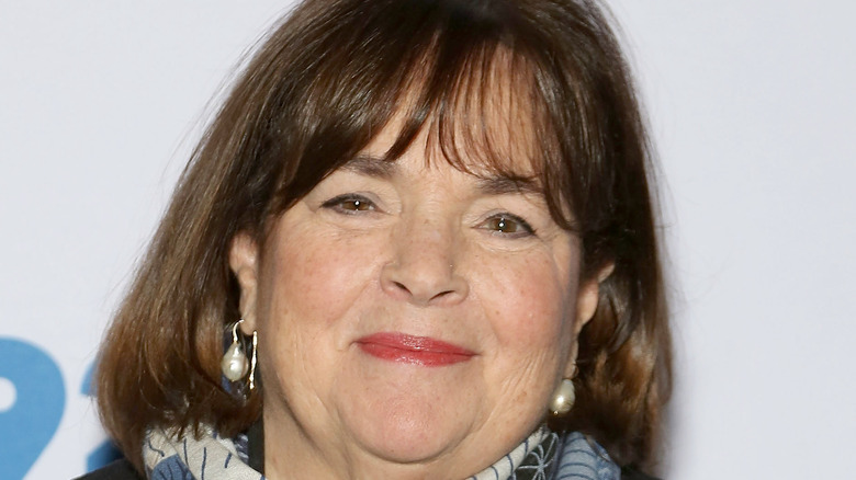 Ina Garten wearing earrings