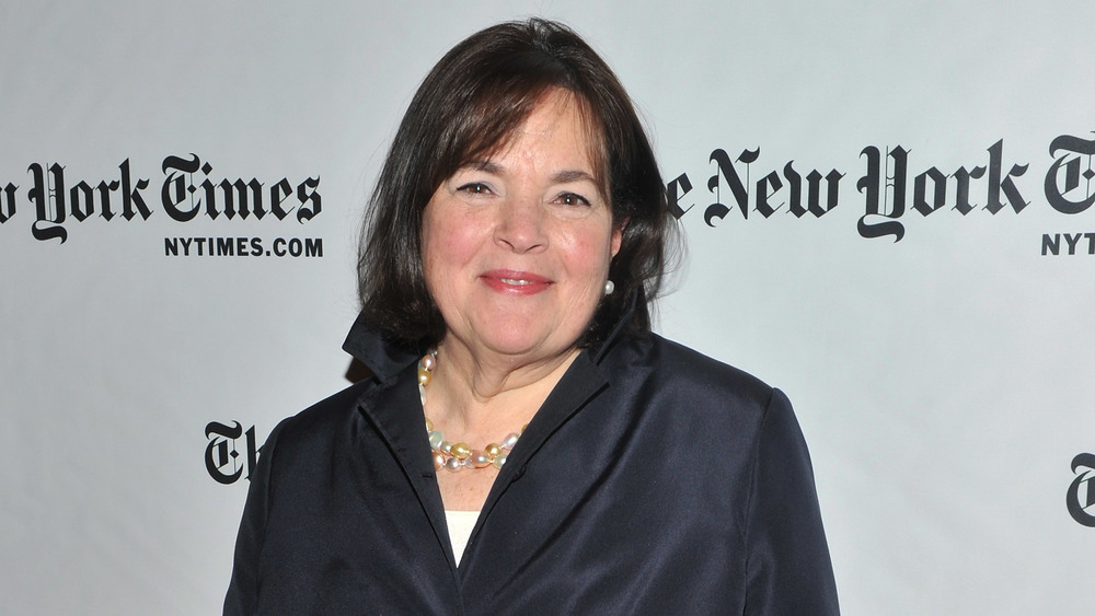 Chef Ina Garten in a black outfit