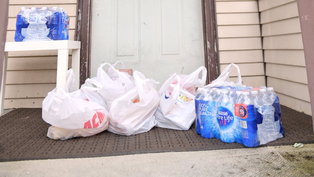 Instacart deliveries at the door