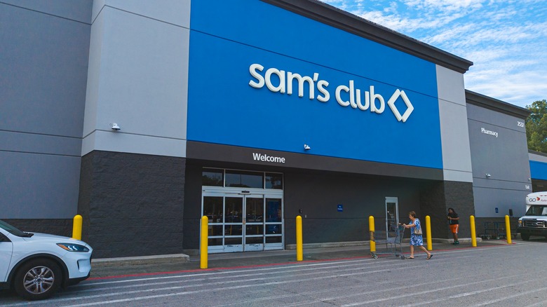 Sam's Club storefront during daytime