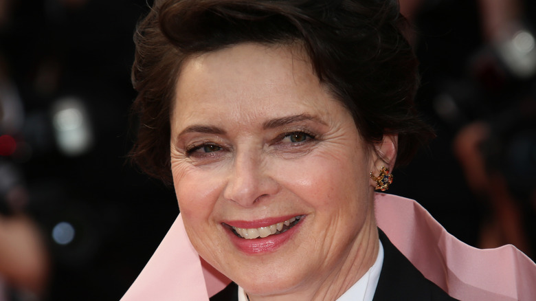 Isabella Rossellini smiling