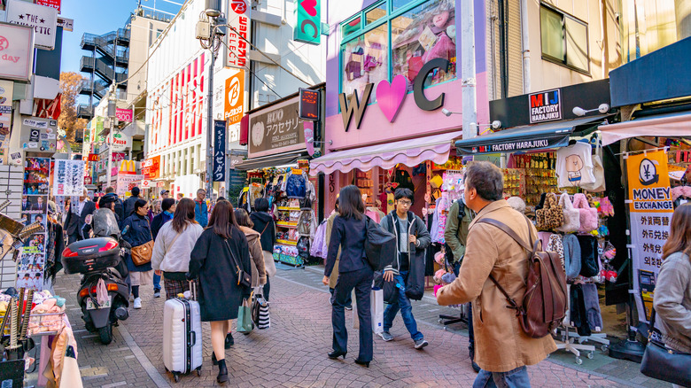 Busy tokyo street