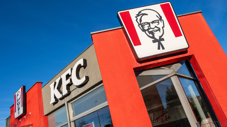 Exterior of a KFC