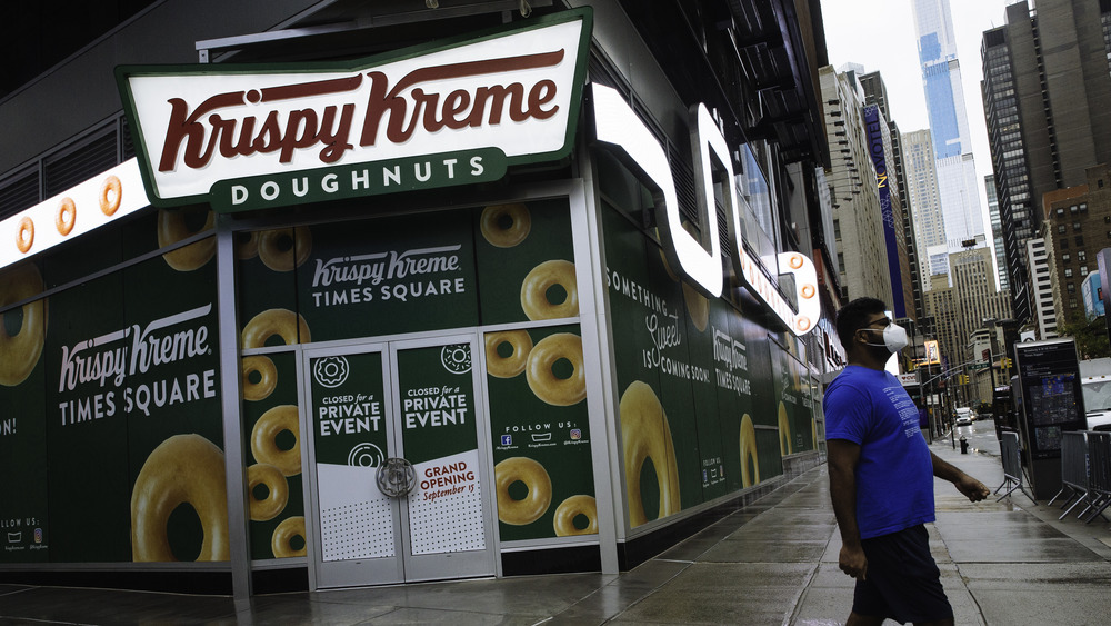 A Krispy Kreme Doughnut Shop