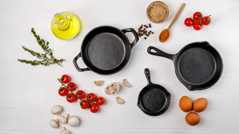 Cast iron skillets