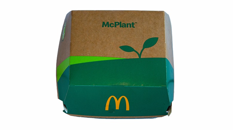 McDonald's McPlant to-go box