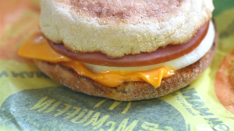 McDonald's egg McMuffin