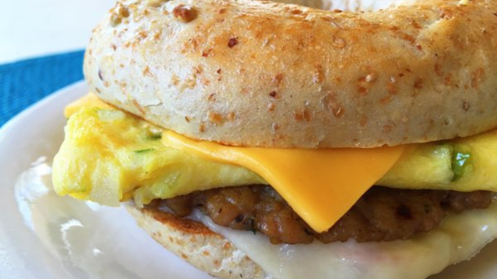 Mcd omelette cheese sandwich