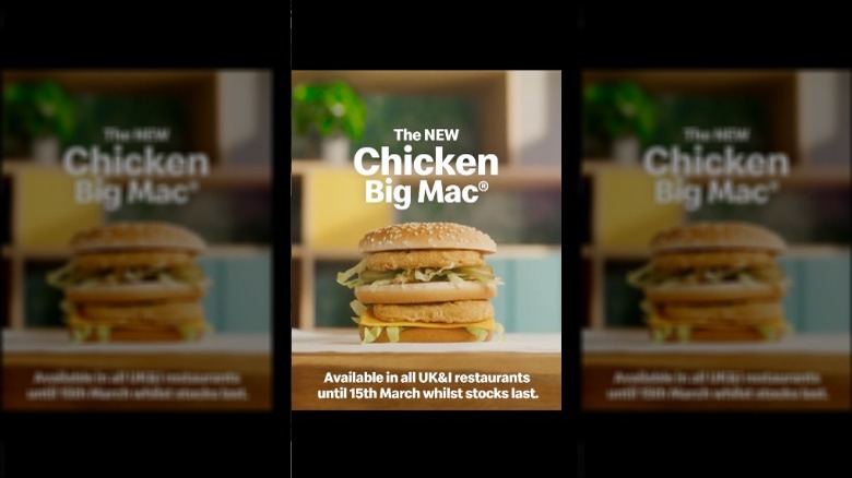 ad for Chicken Big Mac