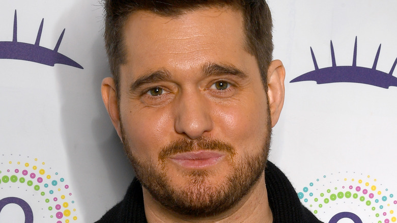 Close-up of Michael Buble