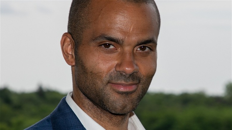 Tony Parker smiling