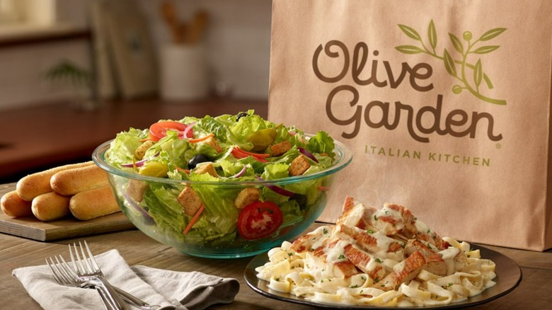 Olive Garden meal