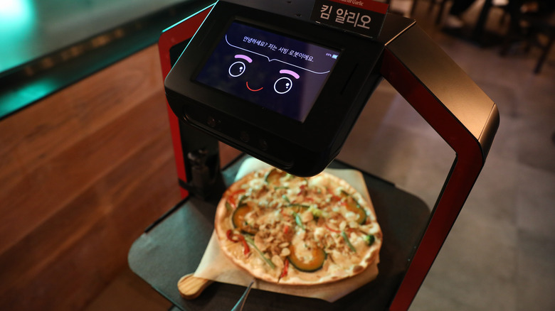 Robot Serving Food