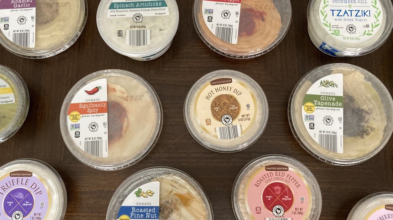 Assortment of dips from Aldi