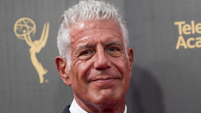 Anthony Bourdain at the Emmy awards