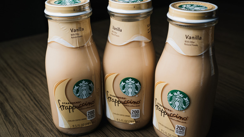 Starbucks bottled Frappuccinos