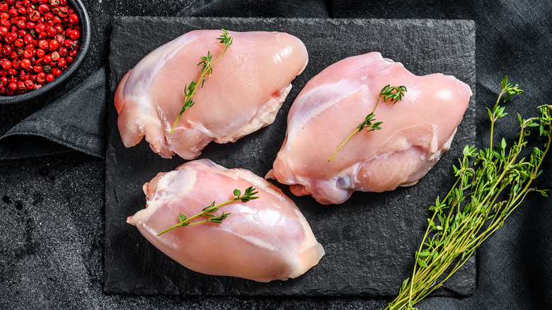 chicken thighs in a bowl