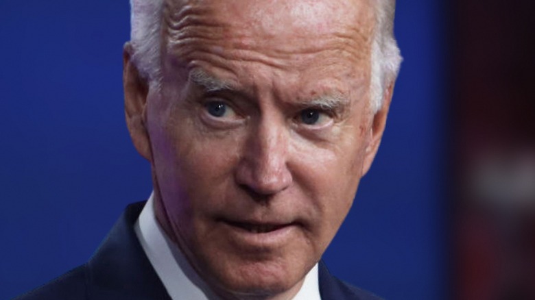 President Biden at a press conference in Brussels