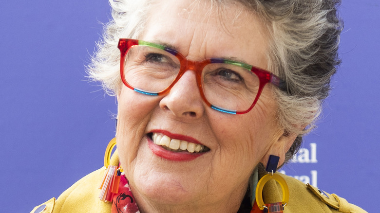 prue leith multicolored glasses