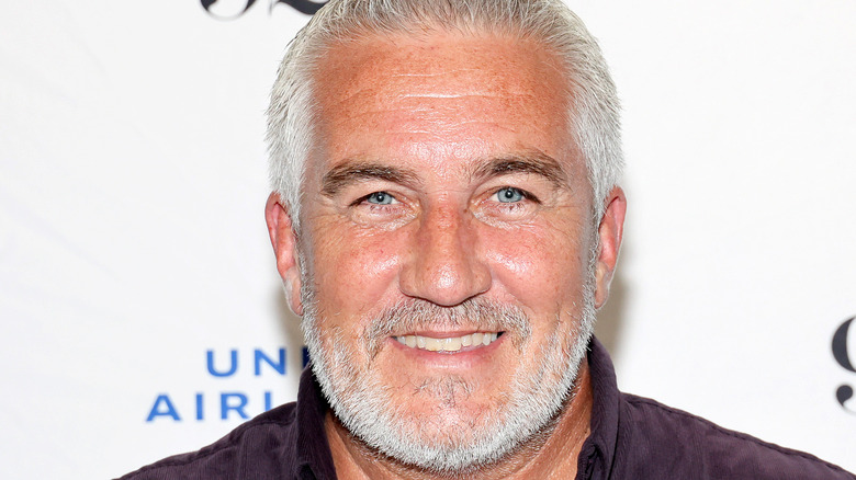 Close-up of Paul Hollywood's face