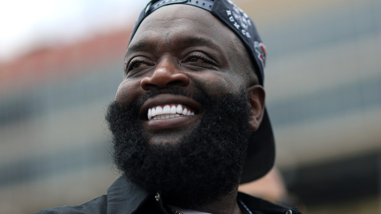 Rick Ross smiling