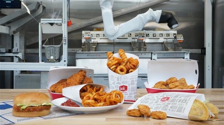 Automated Jack in the Box kitchen