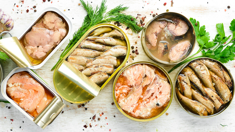 Canned fish