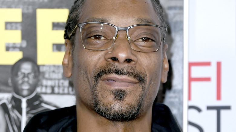 Snoop Dogg wearing glasses