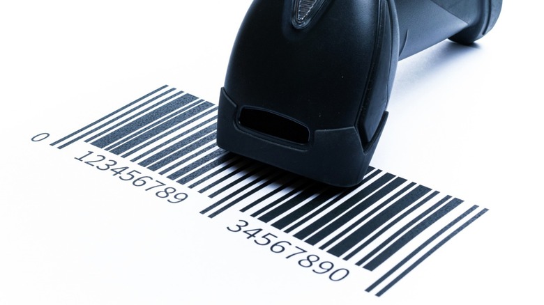 Barcode with scanner
