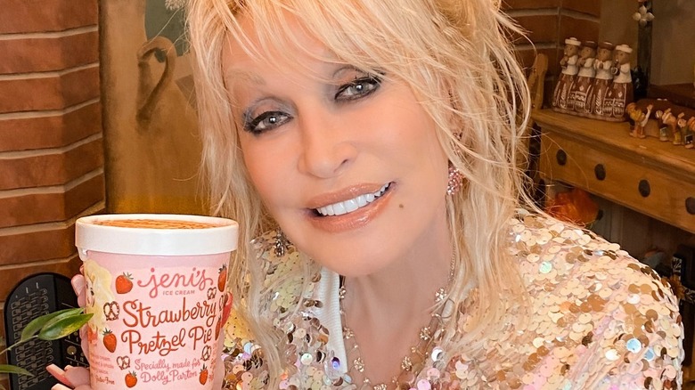 Dolly Parton ice cream celebrities